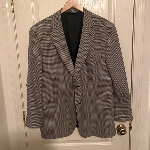 Vintage Jos A. Bank Wool Sport Coat 48r - Picture 1 of 5